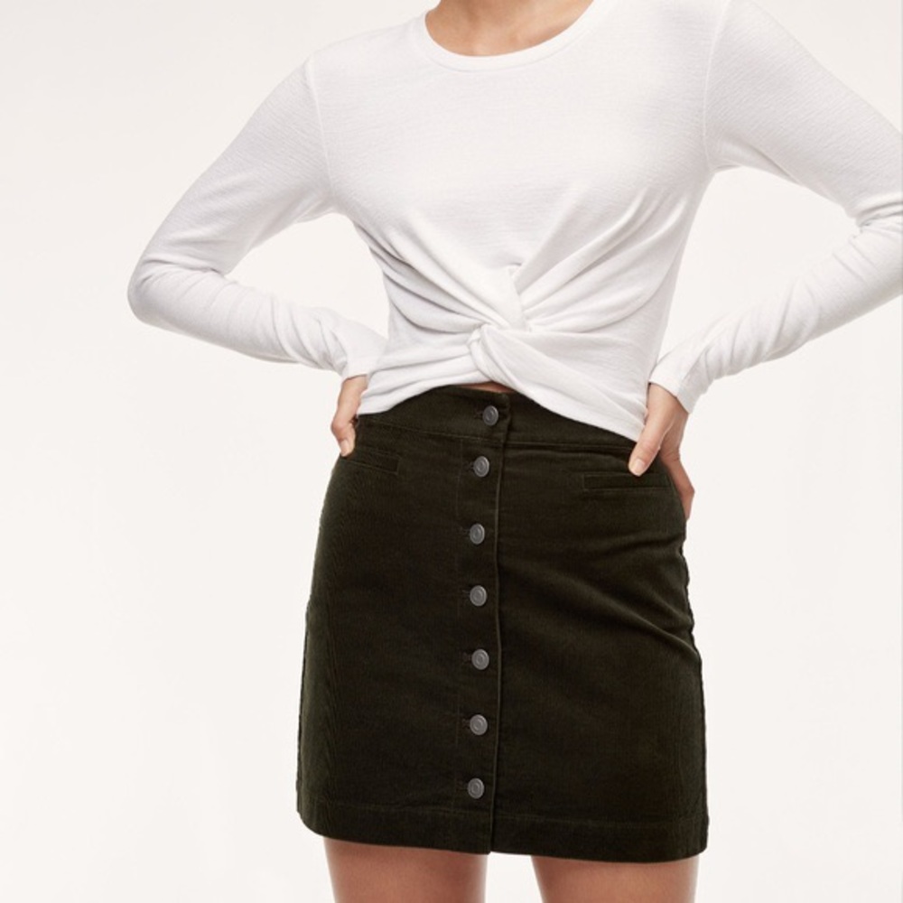 Wilfred Free Karmen Corduroy Mini Skirt